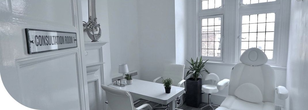 Elegant white room interior